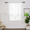 SMITHOOM Tenda a Pacchetto Traslucida Tende Romane Fiocco Nodo per Soggiorno Camera da Letto Balcone Cucina Finestra Piccola, Bianca, 140x140cm