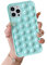 Cocomii - Fidget Hülle Kompatibel mit iPhone 13 Pro - Sensory Push Pop Bubbles Stressabbau Frauen Mädchen Männer Schutzhülle für iPhone 13 Pro 6.1 Zoll Grün