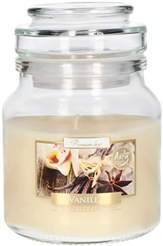 KOTARBAU® Duftkerze Duft Klein im Glas mit Deckel Vanille Geschenkidee Aromatherapie Dekorations-Kerzen Brenndauer bis zu 28 Stunden