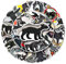 Honey Badger Aufkleber für Laptop(50 PCS),Geschenk für Kinder Teens Erwachsene Jungen,Ratel Stickers wasserdichte Vinyl Aufkleber für Scrapbook,Skateboard,Auto,Gepäck