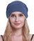 osvyo Baumwolle Chemo Hüte Soft Caps Krebs Kopfbedeckungen für Frauen Haarausfall versiegelt Verpackung BLAU GRAU