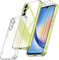 iVoler Cover per Samsung Galaxy A34 5G, Antiurto Custodia con Paraurti in TPU Morbido e 3 Pezzi Pellicola Vetro Temperato, Ultra Sottile Trasparente Silicone Protettiva Case