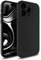 Etuano für iPhone 14 Pro Hülle Silikon, Handyhülle mit Kameraschutz Microfiber, Kratzfeste Rundumschutz Case (Schwarz, iPhone 14 Pro)