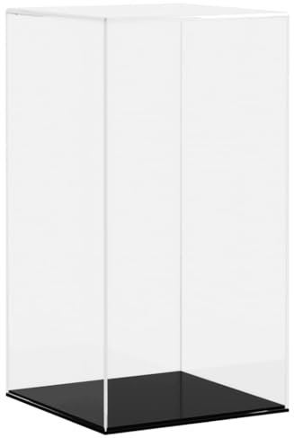vidaXL Vitrine, Schaukasten Staubschutz, Sammlervitrine für Sammlerstücke Spielzeug Figuren, Ausstellungsbox Acrylbox, Transparent Acryl