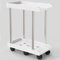 Guoyoocc CPU Holder A 2 Strati,Supporto per Pc Case Stand con 6 Rotelle,Carrello Porta Computer Tower Riporre Piccoli Oggetti Come Documenti della Stampante Utilizzati in Ufficio Studio