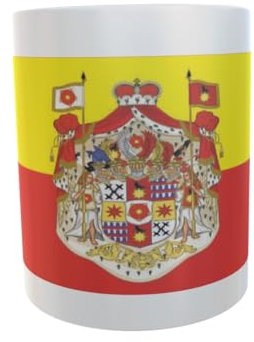 U24 Tasse Kaffeebecher Mug Cup Flagge Fürstentum Lippe