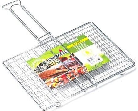 B02737 GRATICOLA PER BARBECUE SENZA PIEDI IN ACCIAIO INOX OMPAGRILL