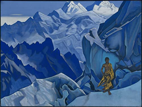 MSTECO Célèbre Peinture Murale d'art l'image Affiche en Toile le calice non renversé de Nicholas Roerich Pour la Décoration Murale 60x90cm