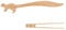 Pince à grille- en bois | Pinces de cuisine en bois résistantes à la chaleur, accessoires de rôti, pince de cuisine en bois en forme d'écureuil, ustensiles de cuisine en bois pour grille- four