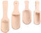 SZYDD Cuillère doseuse en bois pour farine, bonbons, épices, sucre, 4 pièces