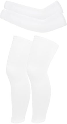 Valcatch Kids UV Sun Protection Cooling Arm/Leg Compression Sleeves Basketball Shooting Sleeve and Leg Sleeve for Football Volleyball Outdoor Sport Breathable Sleeve Cover Up for Boy Girl