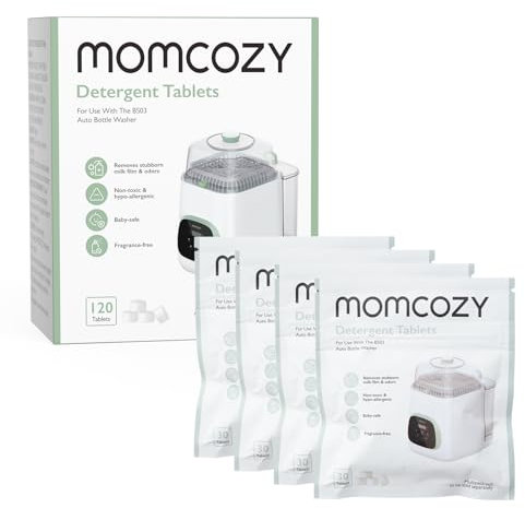 Offizieller Waschblock von Momcozy für den Babyflaschenreiniger Momcozy KleanPal Pro, 120 Tabletten