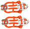 1 Pair 18 Crampons for Hiking Ice Climbing Crampons Climb Traction Cleats Climbing Shoe Grip Snow and - Shoe Covers Ice Snow Grippers Snow Shoe Cover Winter Hiking Spikes