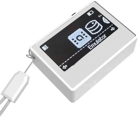 CPAOWEHF Wiederaufladbares Klongerät, Spielkartensimulatoren, Emulator für Spiele, hohe Empfindlichkeit, mehrsprachiger Bildschirm