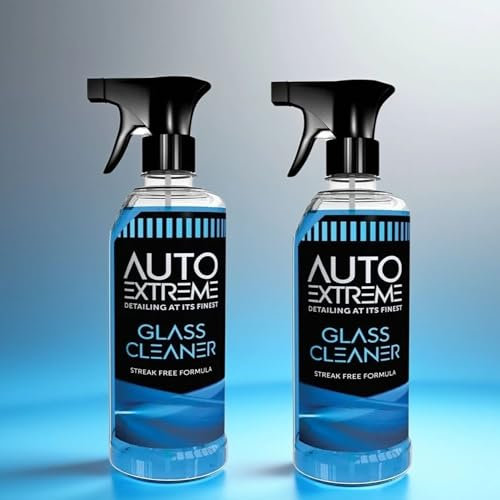 2 x Auto car windscreen cleaner spray - car glass cleaner spray - window cleaner - ready to use glass cleaner - 720ml - interior and exterior glass cleaner.