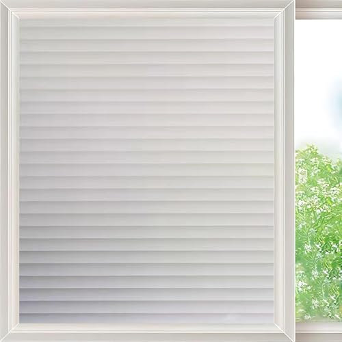 Static Cling Window Film 95 x 900 cm Window Film Privacy for Glass Windows, Static Cling Removable Without Glue Or Residue for Home Office, Blinds