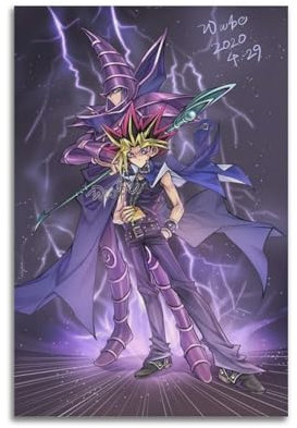 GBHEVEWV Anime Yu-Gi-Oh Poster, dekoratives Gemälde, Leinwand, Wandposter und Kunstdruck, moderne Familienschlafzimmer-Dekoration, Poster, 20 x 30 cm