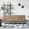 ChicAbode Schlafsofa Sofabett Gästesofa Schlafcouch Schlafsofa Bettsofa mit Getränkehaltern Cappuccino Kunstleder