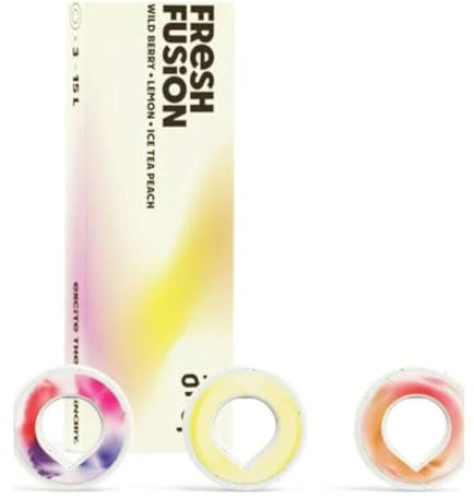 Pods Air Up Fresh Fusion Probierpaket - Wild Berry, Zitrone, Eistee Pfirsich - Geschmack Aroma Duft Pod Set für Airup Flasche 15L Wasser Zucker-Kalorienfreier Geschmack nur durch Duft