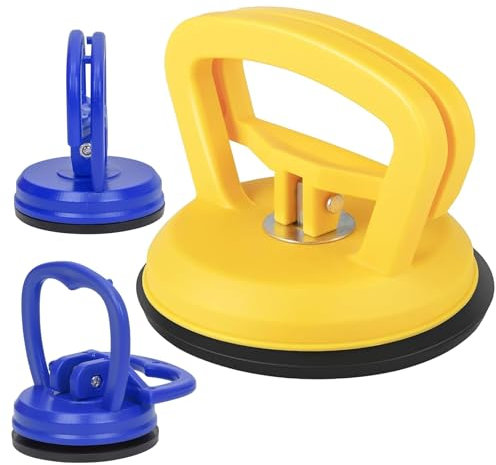 Wbeng Extracteur de bosses de voiture, lot de 3 leviers de débosselage de voiture, puissant extracteur de bosses de voiture, ventouse et kit de réparation de bosses sans peinture pour carrosserie de