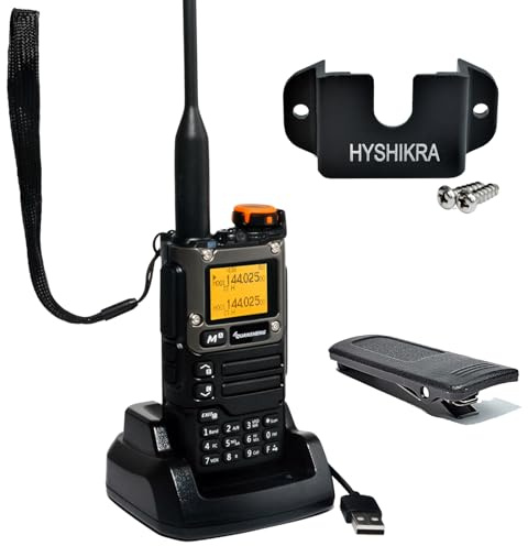 Quansheng UV-K5(8) Radio bidireccional portátil VHF UHF | FM NOAA UV-K6 Naranja para Exteriores/almacenaje y logística/navegación/producción Industrial