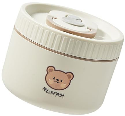 Fahoujs Contenitore per il pranzo in acciaio inox portatile con funzioni facili da usare Lunc Box perfetto per picnic e lavoro scatola per pasti durevole