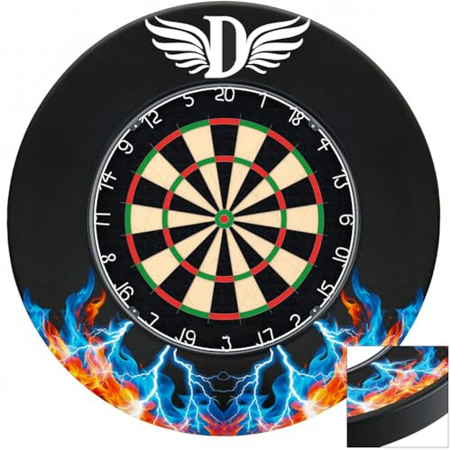 T:2.5CM Dart Board Surround Ring,Durable EVA Dartboard Surround Wall Protector,Indoor and Outdoor Dart Board Surround,Ideal for Family and Party Games,Perfect Darts Accessory.