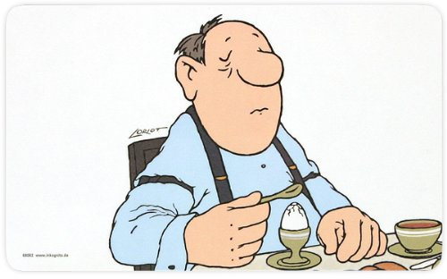 Brettchen Loriot Mann