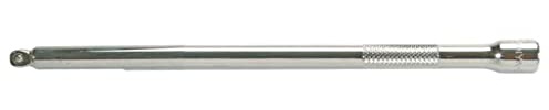SW-Stahl 05755L Kippverlängerung 1/4 Zoll - Steckschlüssel Verlängerung | Winkelverlängerung für Umschaltknarre, 250 mm Länge, 15˚ Schwenkwinkel, robuster Chrom-Vanadium-Stahl, 12 mm Breite