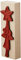 Rayher Hobby 28769000 Holzstempel Alle Jahre wieder Engelmotiv, 4 x 12 cm, Motivstempel Engel, Weihnachtsstempel, Motivstempel Holz, Butterer Stempel