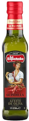 LA ESPAÑOLA - Aceite de Oliva Virgen Extra Aromatizado con Chili, 250 ml