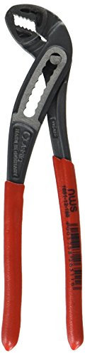 NWS 1651-12-180-SB ClassicPlus Waterpump Pliers, Silver/Red