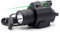Trirock Lampe torche LED avec interrupteur de pression et rail Picatinny de 20 mm (vert)