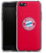 Silikon Hülle kompatibel mit Apple iPhone 8 Case transparent Handyhülle FC Bayern München FCB Logo