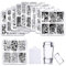 10 Pcs Square Nail Stamping Plates Set Halloween Flower Animal Pattern Nail Art Stamp Template Image Stencils Tool Kits
