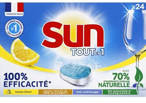 Sun Tutto in 1 Pastiglie Lavastoviglie Limone, 500 g