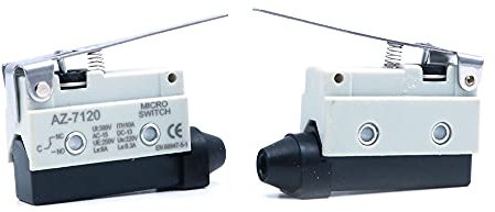 ANCLLO 2 pièces TZ-7120 Petit Interrupteur de Fin de Course de contrôle Industriel, Interrupteur de Voyage, Micro Interrupteur étanche