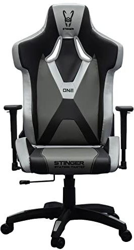 Woxter Stinger Station Master One - Gaming Chair Büro-Schreibtisch (Gamer, Stahlwelle, Ergonomie, Armlehne, Alt / verstellbar inkl, Adaptive Schaum, Racing, E-Sport)