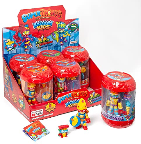 SUPERTHINGS RIVALS OF KABOOM - Komplette Kollektion der Kazoom Kids, Diese Box enthält 6 Kazoom Kids, PST8B016IN00