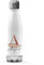 Print Maniacs Personalised Gift Stainless Steel Water Bottle Roses Thermal Vacuum Insulated Metal Water Bottle for 12 Hours Hot & 24 Hours Cold Drinks Sports Flask Work Gym Travel 500ml (White)