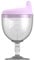 Calccia Baby Sippy Tazza Sippy Baby Calice in Plastica Di Plastica Tazze Da Alimentazione Bevanda Bevanda Vino in Vetro Biberon Viola)