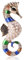 KhuWan Perle émail Hippocampe Broches pour Femmes Hommes Classique Animal Bureau fête Broche Broches Cadeaux