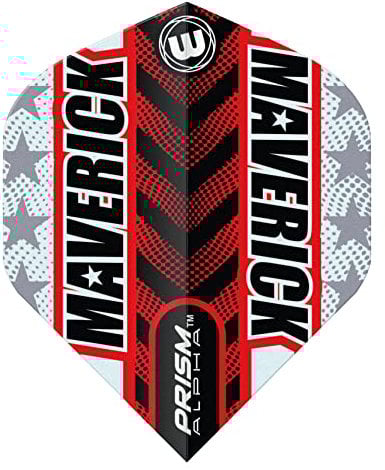 WINMAU Prism Alpha Maverick Dart-Flüge - 1 Satz pro Packung (insgesamt 3 Flüge)