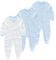 Chamie Baby Schlafanzug Strampler Langarm für Baby Jungen und Mädchen, Doppelter Reißverschluss und Halsschutz, 0-3m/3-6m/6-9m/9-12m