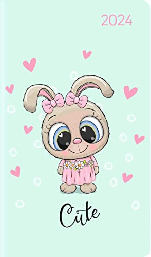 Ladytimer Slim Cutie 2024 - Taschen-Kalender 9x15,6 cm - Marienkäfer - Weekly - 128 Seiten - Notiz-Buch - Alpha Edition