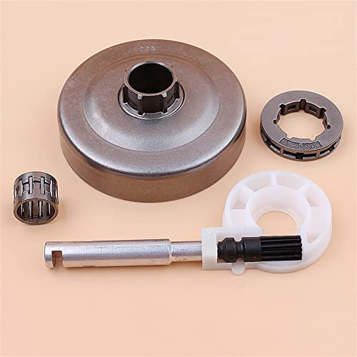 Gubeter .325 -7T Kit Pompa Olio cerchione pignone Tamburo Frizione, per Motosega per Husqvarna 55, 55 Rancher 51, /