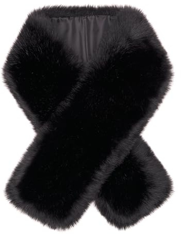 Futrzane Siberian Schal - Fell Schal Damen - Winter Pelzkragen Elegant Pelzschal
