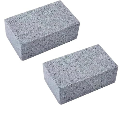 eyob BBQ Grill Reinigung Pinsel Ziegel Block Grill Reinigung Stein Bimsstein Ziegel for Grill Rack Outdoor Küche BBQ Werkzeuge (Size : 2PCS)