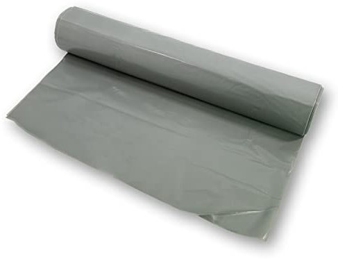 dm-folien gmbh Baufolie I Opake & reißfeste Allzweckplane aus Polyethylen I Wasserfeste Schutzfolie für Abdeckungen im Innen- & Außenbereich (200 my, 6 x 50 m)