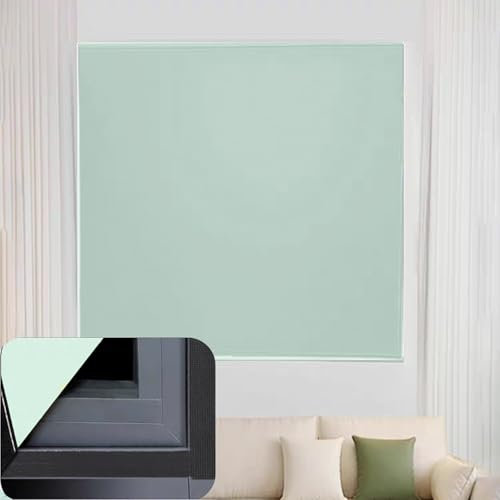 Sonnenschutz Dachfenster Rollo 140 x 100 cm, Adjustable and Lightweight, Regular, Wasserdicht, Einfach zu Säubern Sonnenschutz Fensterrollo, mit Klettband für Auto Reisen, Grün